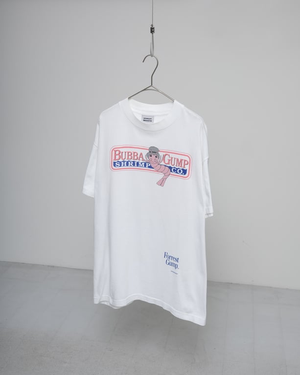 90s Forrest Gump "Bubba gump shrimp" print T-shirt