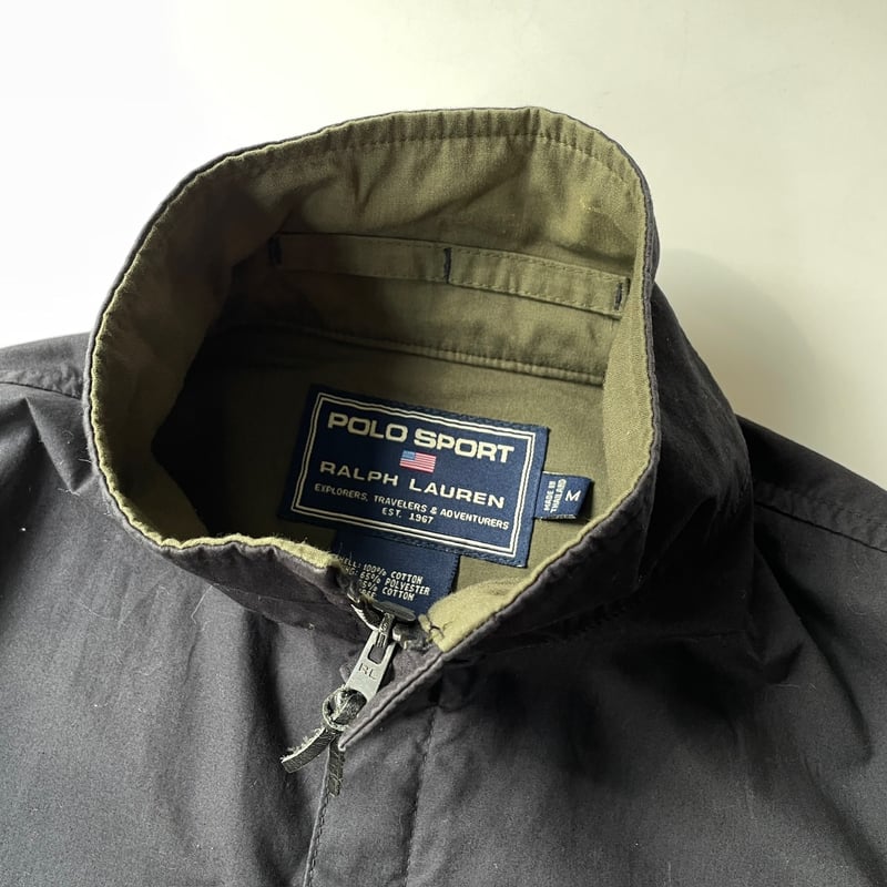 90s POLO SPORT double zip cotton jacket | sui