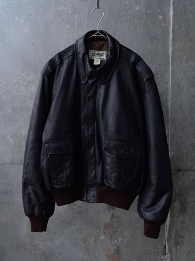 80年代 エルエルビーン レザージャケット（80’s L.L.Bean type A-2 leather jacket "Thinsulate"）