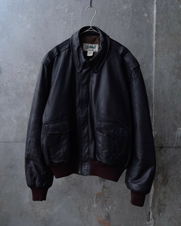 80’s L.L.Bean type A-2 leather jacket "Thinsulate"