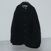 00s Burberry london quilting corduroy jacket