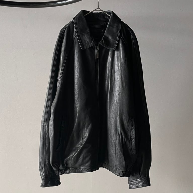 クレイボーン レザージャケット（Claiborne lamb leather jacket）