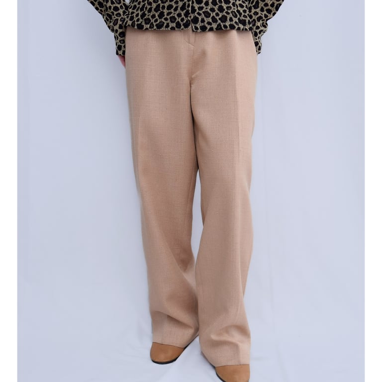 80's~ textured slacks pants