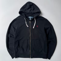Ralph Lauren zip up hoodie sweat “black”