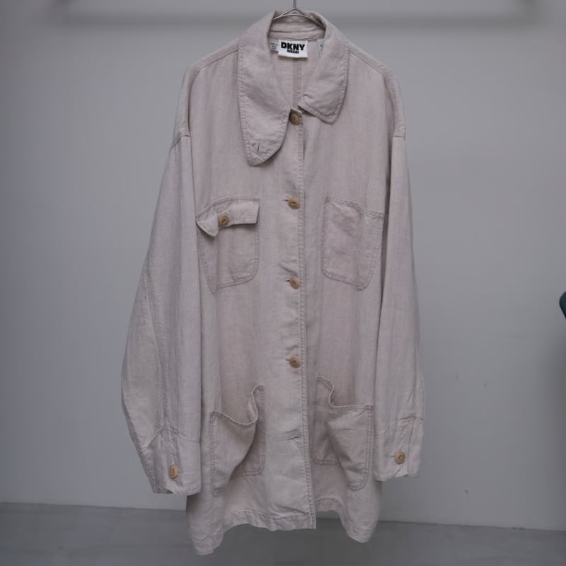 90s DKNY jeans linen coverall | sui & shara