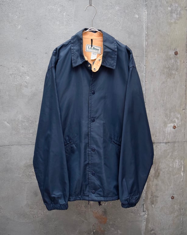 ~80’s L.L.Bean chamois cloth lined nylon coach jacket