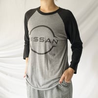 raglan sleeve Tee "NISSAN"