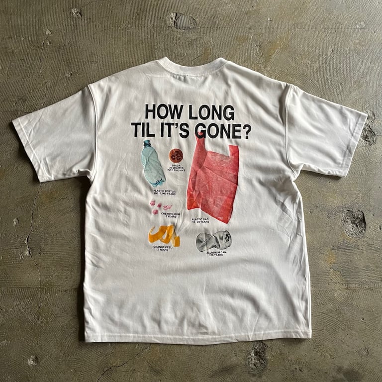 NIKE ACG "HOW LONG TIL IT'S GONE?" print T-shirt｜ナイキ