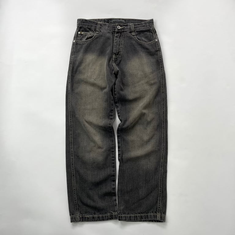 90年代 デニムパンツ（90’s Southpole black denim pants）
