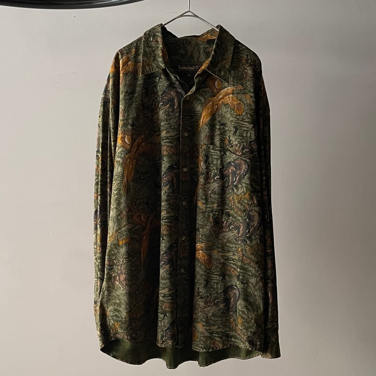 00s Timberland animal design shirt
