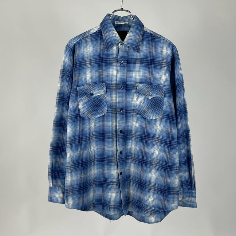 ombre light flannel shirt