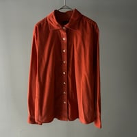 Lands’end  corduroy shirt “Orange”