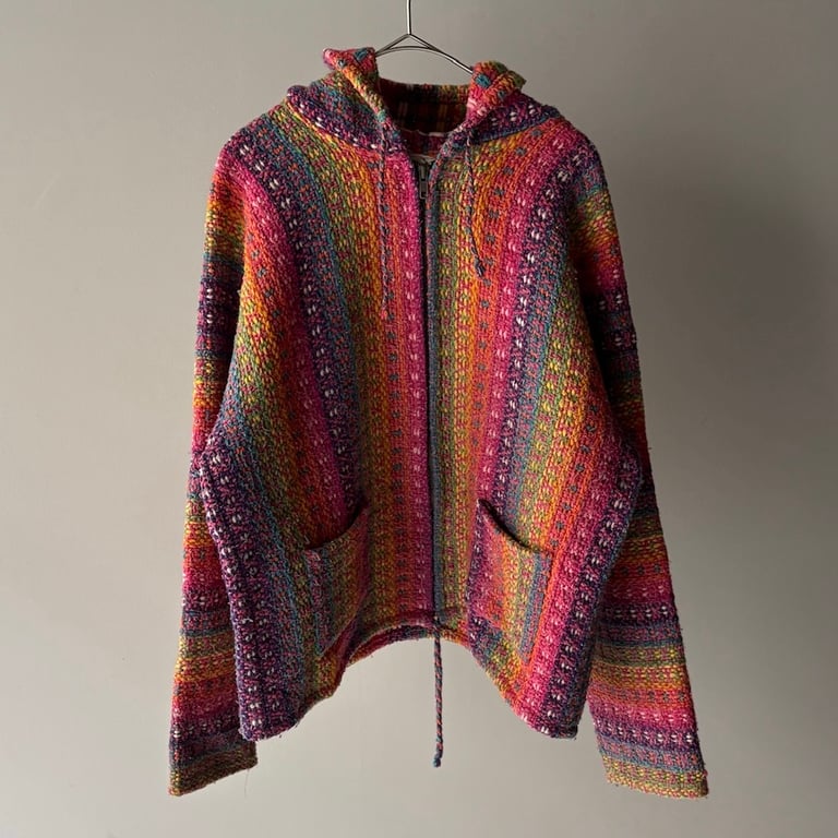 Wool zip up hoodie