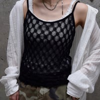 Sheer lace camisole