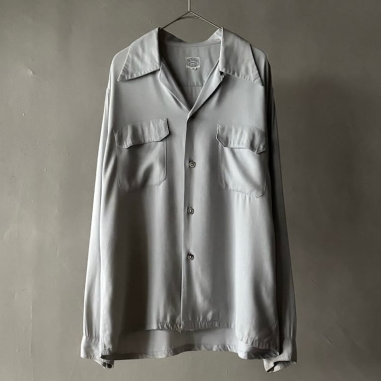 40年代 レーヨンシャツ（40s~ McFarlin's rayon gabardine shirt）