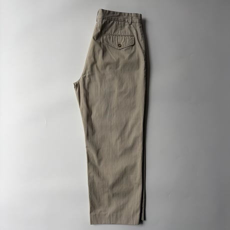 90s~ GEOFFREY BEENE stripe cotton wide slacks