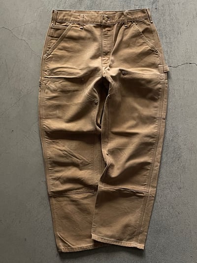 90年代 カーハート ワークパンツ（90s〜 Carhartt double knee work pants ″Brown″｜カーハート）