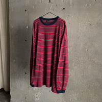 Striped long sleeve tee made in USA