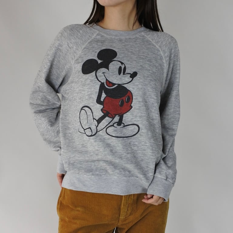 80’s Disney CASUALS mickey mouse print sweat