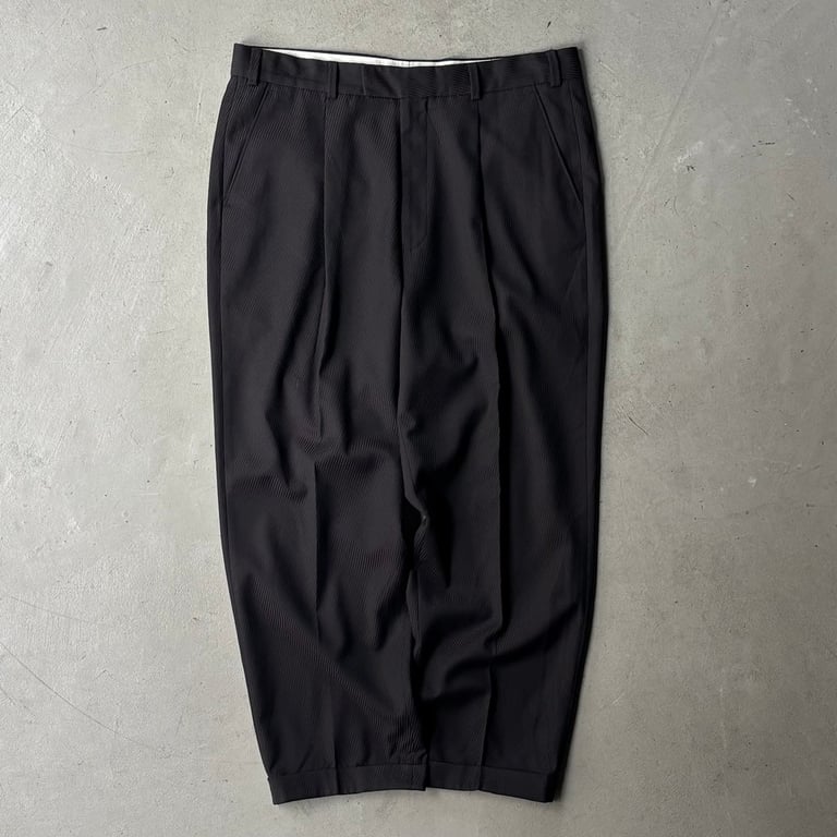 スラックス（Alexandre london striped wool slacks “made in PORTUGAL”）