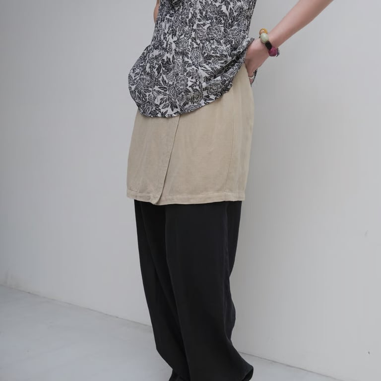 GAP linen/rayon wrap skirt｜ギャップ
