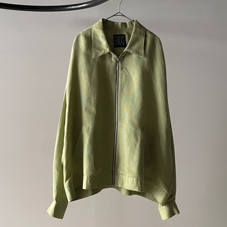 90s Endo new york linen×viscose jacket ″Made in USA″