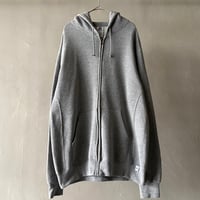 00s Russell zip-up sweat hoodie