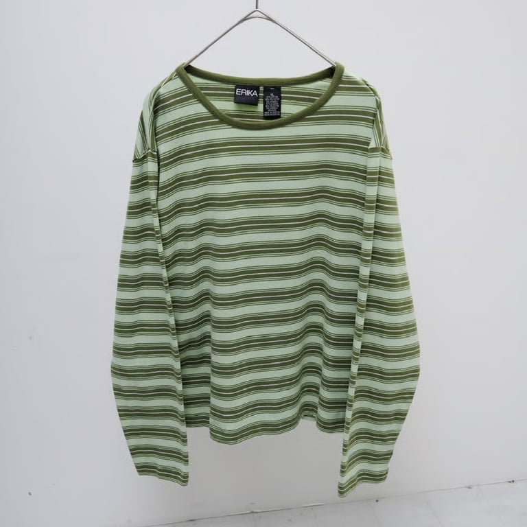 00s Stripe pattern L/S T-shirt