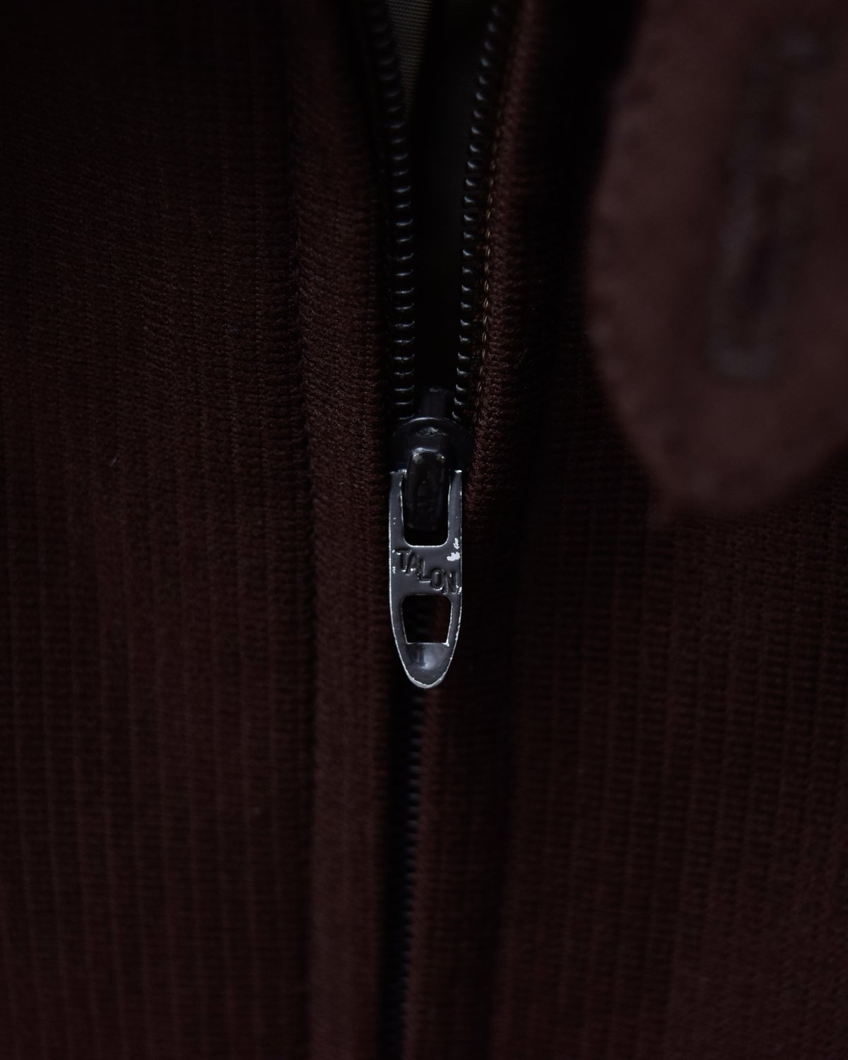 70's TOWNCRAFT jacquard polyester zip up jacket