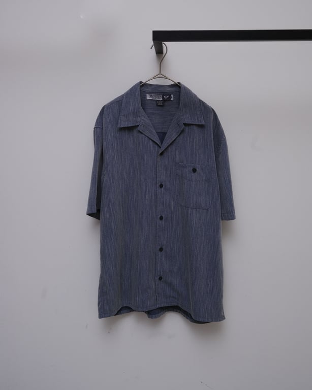90s Guess open collar S/S shirt｜ゲス