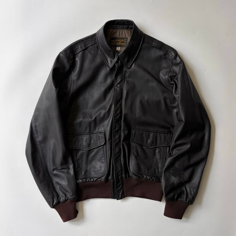 80年代 エディーバウアー レザージャケット（80s Eddie Bauer A-2 type leather jacket）