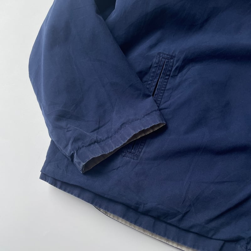90s Ralph Lauren reversible zip cotton hoodie j
