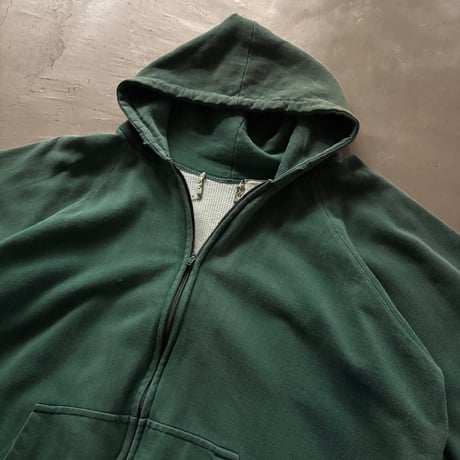 zip-up sweat hoodie “made in ROMANIA”
