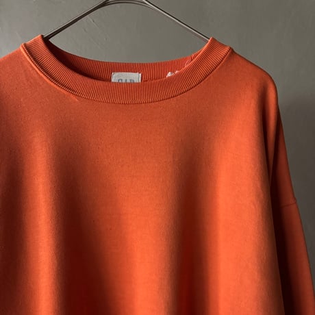 90s GAP blank sweat shirt “Orange”
