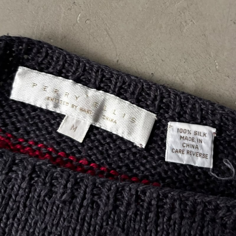 90s Perry ellis silk knit sweater | sui & shara