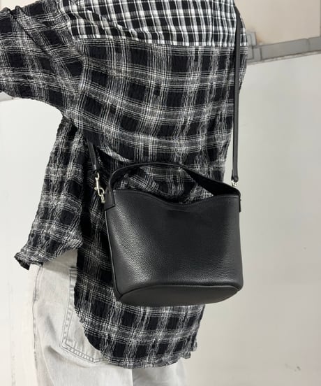 stitch handle bag D719