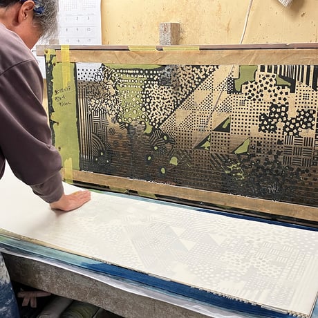 手ぬぐい｜【ナカニ染工場60th企画　10月】 pattern march 2026限定色