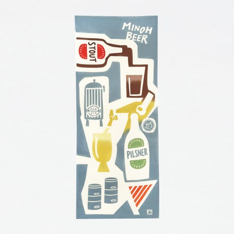 手ぬぐい｜ROUGH BEER CUT
