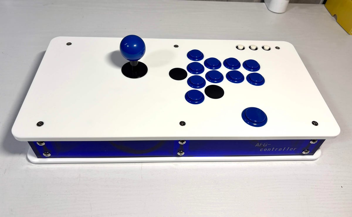 当日～翌々日発送 夏季限定カラー PC・PS5等対応アケコン/11ボタン仕様