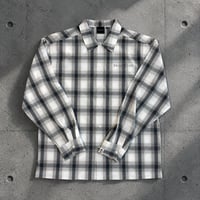 Selection of life. Original LOGO Check Shirt WHITE