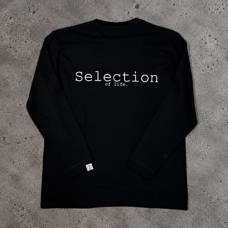 Selection of life. Original LOGO Tee BLACK