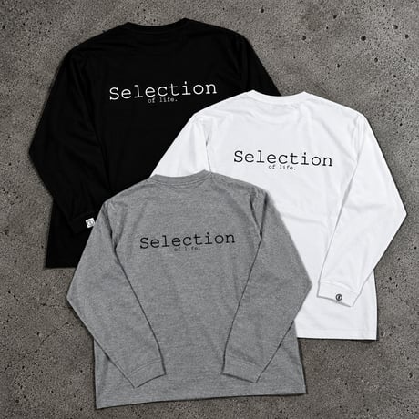 Selection of life. Original LOGO Tee WHITE