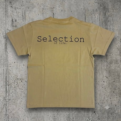 Selection of life. 7th anniversary Tee BEIGE