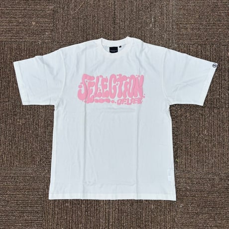 Selection of life. Pigment Puff Print Tee NATURAL