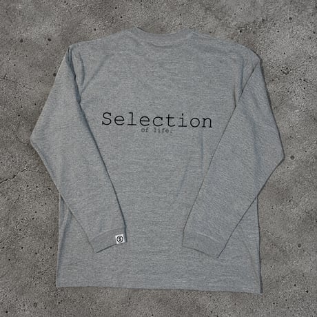 Selection of life. Original LOGO Tee GRAY