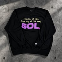 Selection of life. SOL Wave LOGO Crew BLACK
