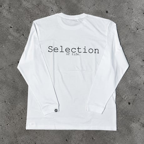 Selection of life. Original LOGO Tee WHITE