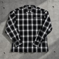 Selection of life. Original LOGO Check Shirt BLACK
