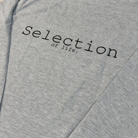 Selection of life. Original LOGO Tee BLACK