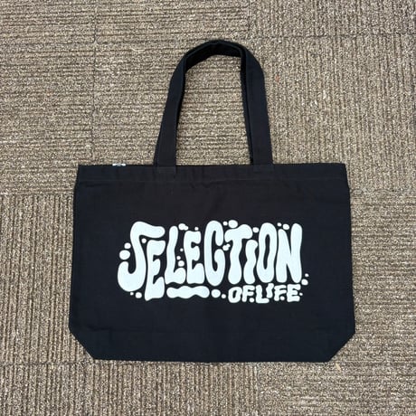 Selection of life. Puff Print Tote Bag BLACK